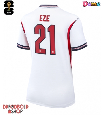 England Eberechi Eze #21 Hjemmebanetrøje Dame VM 2026 Kort ærmer England Eberechi Eze #21 Hjemmebanetrøje Dame VM 2026 Kort ærmer